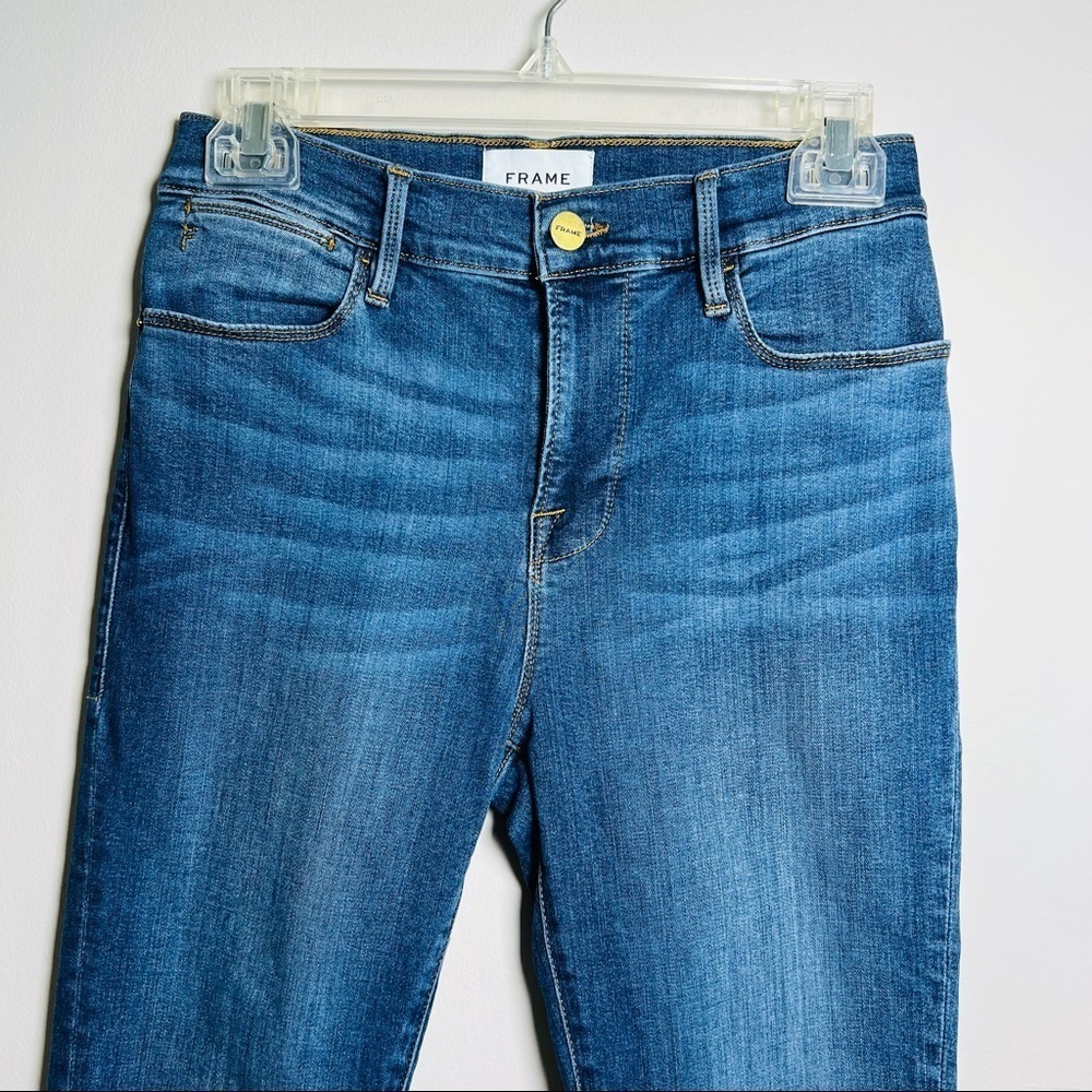 FRAME Denim Le High Skinny Crop Jeans Size 26 - Picture 4 of 11